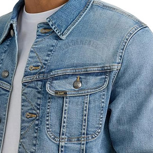 Chaqueta de Mezclilla para Hombre, Diseño Personalizado, 100% Algodón, Ligera, de Alta Calidad, en Oferta Online - Product Image 3