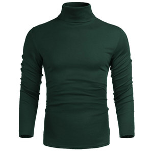 <b>Men</b> <b>Turtle</b> <b>Neck</b> T-Shirt Premium Cotton Custom Fit Design OEM Manufacturing Low MOQ Worldwide Shipping Factory Direct Price - Product Image 3