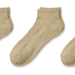 Calcetines tobilleros de algodón transpirables con diseño de oso de dibujos animados para mujer, de cinco dedos, de punto, para otoño, de tubo medio, para interiores, venta al por mayor - Product Image 5