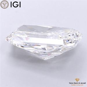 6,00 CARAT Lab Grown Diamond CVD Radiant Cut VVS2 Clarity F Color blanco 12,83 MM IGI Certificado para joyería atractiva - Product Image 5