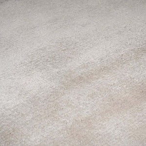 Tapis uni beige clair 14 mm d'épaisseur, tissé à la main, moderne, luxueux et doux pour salon et chambre à coucher - Product Image 3