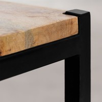Tables gigognes carrées Vandana Terra Vesta en bois de manguier