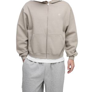 Sweat à capuche unisexe lourd en molleton de coton, coupe décontractée, haut streetwear vierge pour la vente en gros et l'étiquetage privé OEM - Product Image 1