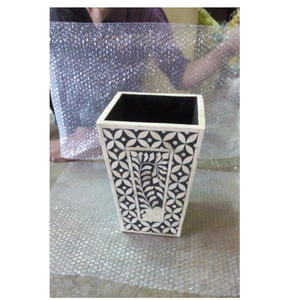 Incrustation d'os meilleure couleur différente Vase de conception de fleurs incrustation d'os vase à fleurs de grande taille meilleure couleur Offre Spéciale polie - Product Image 2