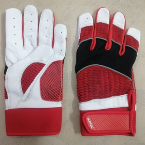 Aegis OEM Baseball Batting Gloves Leather Durable Anti-Slip Flexible <b>Hook</b> Loop Closure Lightweight Breathable Left Hand Adult - Product Image 4