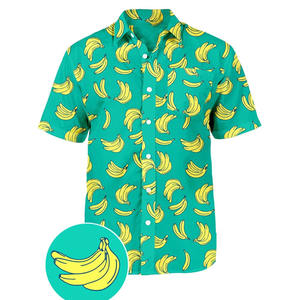 Camisa de Verano para Hombre de Marca Privada, Diseño Personalizado, Fabricante de Ropa Urbana Masculina, Camisa Estampada con Botones, Tendencia de Verano - Product Image 5