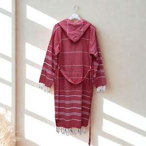 Bata de Baño de Algodón Turco Puro, Ligera y Transpirable para Hombre y Mujer, para Playa, Fiesta, Hammam, Lujo Turco - Product Image 1