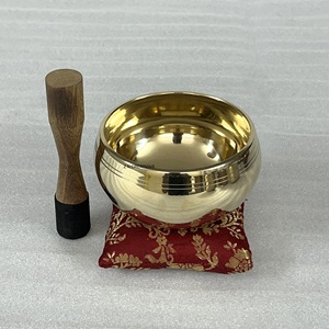 Cuencos Tibetanos de Latón Brillante Personalizables de Alta Calidad, Cuenco de Sonido para Meditación con Acabado Espejo, Estilo Budista - Product Image 4