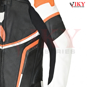 Traje de Motociclismo Unisex de Cuero Genuino para Hombre, Talla Grande, Certificado CE, Resistente a la Abrasión, Cortavientos, para Exteriores - Product Image 4