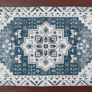 Arya Ziegler High Quality Polyester Cotton <b>Printed</b> Rug Stylish Floral Design for Office & Home Use TPR Backing Machine Made - Product Image 6