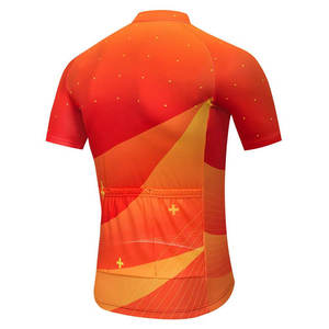 Maillot de Ciclismo para Hombre con Estampado por Sublimación, Logotipo Personalizado, Spandex/Poliéster, Secado Rápido, Ecológico, Transpirable, en Venta - Product Image 2