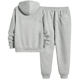 Comfortable <b>Winter</b> Hooded Casual Men Tracksuit Solid 2 1 Design Quick Dry Lightweight Breathable Fabric <b>Running</b> Fitness Training - Product Image 3