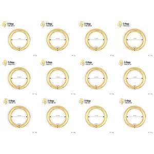 Mousqueton à fermoir en laiton de qualité supérieure, robuste, étanche, boucle de sac, style classique, anneau solide et sûr, MACRO TREASURE - Product Image 2