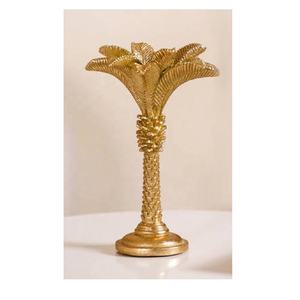 Candelabro Cónico de Metal Dorado, Hecho a Mano, Duradero, Centro de Mesa, Decoración Festiva para Sala de Estar, Navidad, Bodas y Hogar - Product Image 4