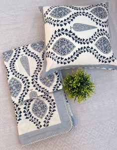 Jaipur Luxury Hand <b>Block</b> Printed Reversible Soft Cotton Single <b>Bed</b> Dohar Artisan Made Traditional Hand Crafted 100% Cotton - Product Image 3