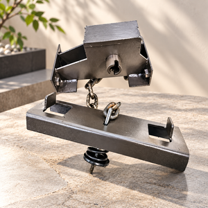 WAI TICK MALAYSIA ชุดอุปกรณ์ยึดล้ออะไหล่แบบโซ่เหล็กสีดำสำหรับล้อรถบรรทุก 10 รู - Product Image 2