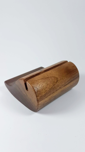 Porta Tarjetas de Visita de Madera Natural para Escritorio, Soporte Premium para Tarjetas de Visita, Salas de Reuniones, Hogar, Accesorio de Oficina de Madera Natural - Product Image 5