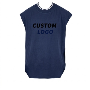 Camiseta sin Mangas de Algodón Suave para Hombre, al por Mayor, Personalizable con Impresión y Marca Privada, Ropa Urbana de Fábrica - Product Image 2
