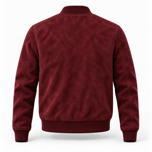 Blouson aviateur pour homme en cuir PU personnalisé avec logo, style rétro, séchage rapide, écologique, décontracté - Product Image 3