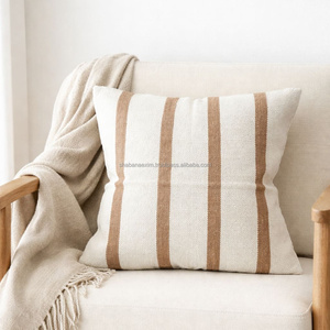 Housse de coussin vert olive tissée à la main, décorative, avec franges aux coins, texturée, style bohème, coussin d'appoint pour la maison de campagne - Product Image 6