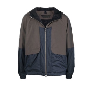 Men's Nylon Zipper Windbreaker <b>Jacket</b> <b>Lightweight</b> Breathable Quick-Drying Windproof Outdoor Wear Patchwork Color Hooded <b>Jacket</b> - Product Image 1