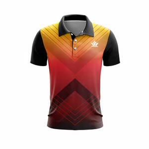 เสื้อโปโลเทนนิสชายแบบสั่งทำ แขนสั้น ระบายอากาศได้ดี ผลิตจากโพลีเอสเตอร์ ซับเหงื่อ คอปกพับได้ เหมาะสำหรับทีมกีฬา - Product Image 2