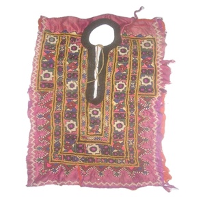 Super Special Artland International Baloch Vintage Women's Cotton Short Sleeve Blouses Modest Banjara Embroidery <b>Mirror</b> Work - Product Image 1