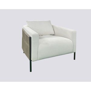 Poltrona Decorativa con Design a Corda, Elegante Arredamento per Soggiorno - Product Image 4