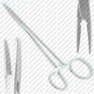 Porte-aiguille Crile en acier inoxydable de 6 pouces, à cliquet, pour chirurgie dentaire, instrument de suture, certifié CE, OEM - Product Image 3