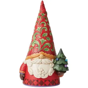 Jim Shore duramen Creek Navidad Gnome estatua