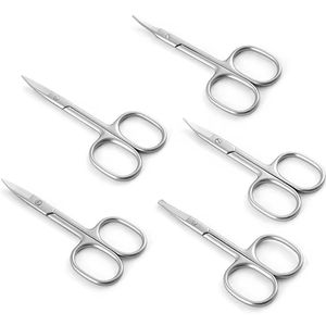 Ciseaux à cuticules professionnels en acier inoxydable de haute qualité, durables, pour manucure, lame droite et pointue - Product Image 4