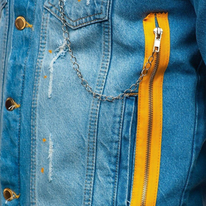 Vestes en jean pour hommes, vêtements décontractés sur mesure, confortables et respirants, vêtements d'hiver en jean pour hommes - Product Image 4