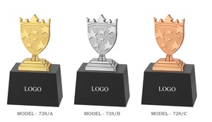 1.high-quality metal trophy designed for corporate and sports events. - Product Image 1