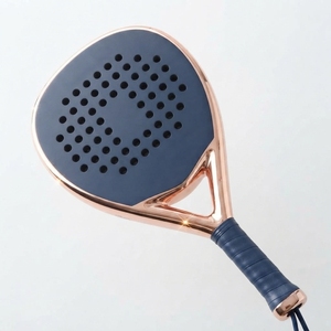 Raquette de padel extérieure en fibre de carbone et graphite, légère, avec noyau en EVA, cadre durable, face texturée, prise confortable, équilibrée - Product Image 2