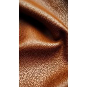 Precio Directo de Fábrica, Tela de Cuero Genuino, Piel de Vaca, Textura Granulada Amarilla Sólida, Lámina de Cuero Duradera para Uso en Muebles - Product Image 6
