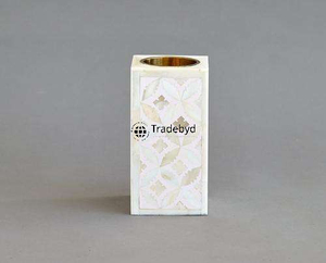 Candelabro de Lujo Hecho a Mano con Incrustaciones de Hueso, Decoración Elegante para el Hogar de Primera Calidad por Tradebyd - Product Image 6