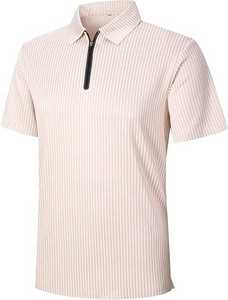 Camisa Polo de Manga Corta, Tela Suave, Sensación Cómoda para Reuniones de Trabajo, Uso Casual, Viajes y Uso Diario para Hombres - Product Image 1