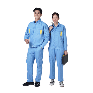 Uniforme de Trabajo Unisex Antiestático de Algodón, Ropa de Seguridad Protectora Transpirable de Tela Caqui, Ropa para Electricistas 4SU - Product Image 6
