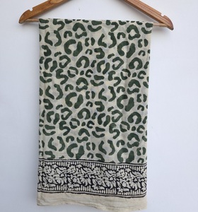 Womens Cotton <b>Beach</b> Sarong <b>Wrap</b> Indian Hand Block Printed Pareo Floral Bohemian Cover Up Scarf Floral <b>Beach</b> <b>Wrap</b> Scarf Handmade - Product Image 4