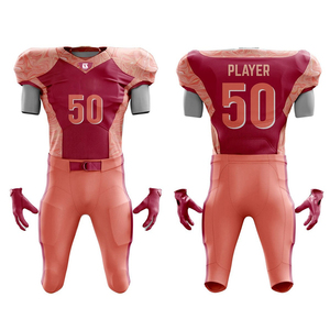 American Football Uniform Custom Design Jersey Pants Set American Football Uniform Team Sportswear Set Wholesale - Product Image 3