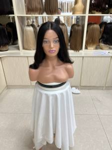 Pelucas sin pegamento de cabello humano virgen chino al por mayor, pre-arrancadas, transparentes HD para pelucas de encaje frontal Bob Wave - Product Image 4