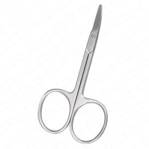 Ciseaux à ongles en acier inoxydable argenté, lame droite et aiguisée, outil de manucure et pédicure, outil de coupe de beauté, logo personnalisé, vente en gros - Product Image 5