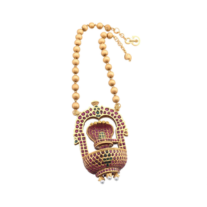 Shiva Linga Style Matte Necklace-Fashion Jewelry Set - Product Image 2