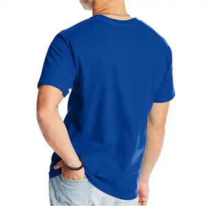 T-shirt 100 % coton pour homme, coupe ample, imprimé, vente directe usine, manches courtes, col rond, T-shirt homme en stock, blanc 2026 - Product Image 6