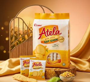 Baked Corn Veg Crackers 228g Crunchy Snack OEM ODM Wholesale Supplier - Product Image 1