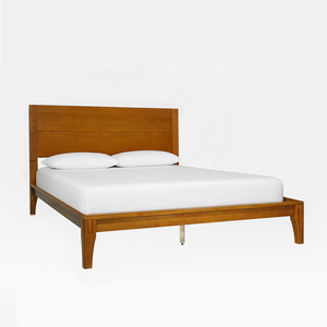 OEM B2B Wooden <b>Bed</b> <b>Base</b> Solid Acacia Wood Queen size <b>Bed</b> Frame Eco-Friendly Japanese Joinery Style Easy Assembly No-Tool - Product Image 3
