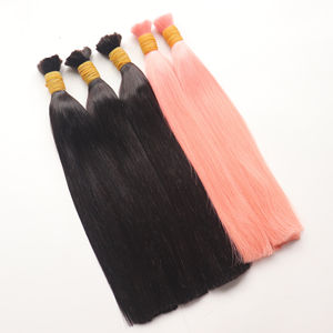 Extensions de cheveux humains lisses russes, vente en gros, prix d'usine, cuticule vierge alignée, cheveux crus péruviens - Product Image 3