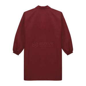 เสื้อกาวน์แพทย์สีขาวคุณภาพสูงสำหรับผู้หญิง แขนยาว ติดกระดุม ชุดยูนิฟอร์มทางการแพทย์ มีกระเป๋าขนาดใหญ่ รับสั่งทำสำหรับโรงพยาบาล - Product Image 1