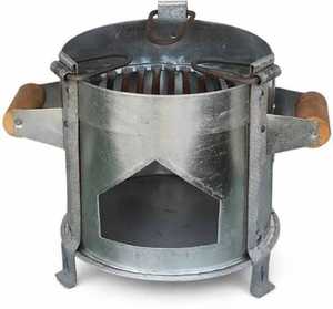Parrilla de Carbón de Acero Inoxidable con Rejilla Extraíble - Product Image 3