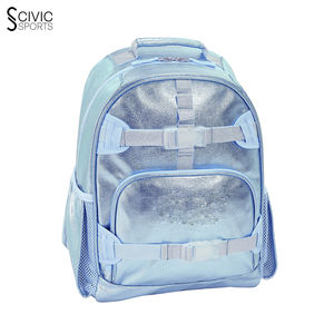 Mochila de estudiante de color para niñas Material de fibra de moda con Oxford para uso escolar mochila con purpurina - Product Image 1